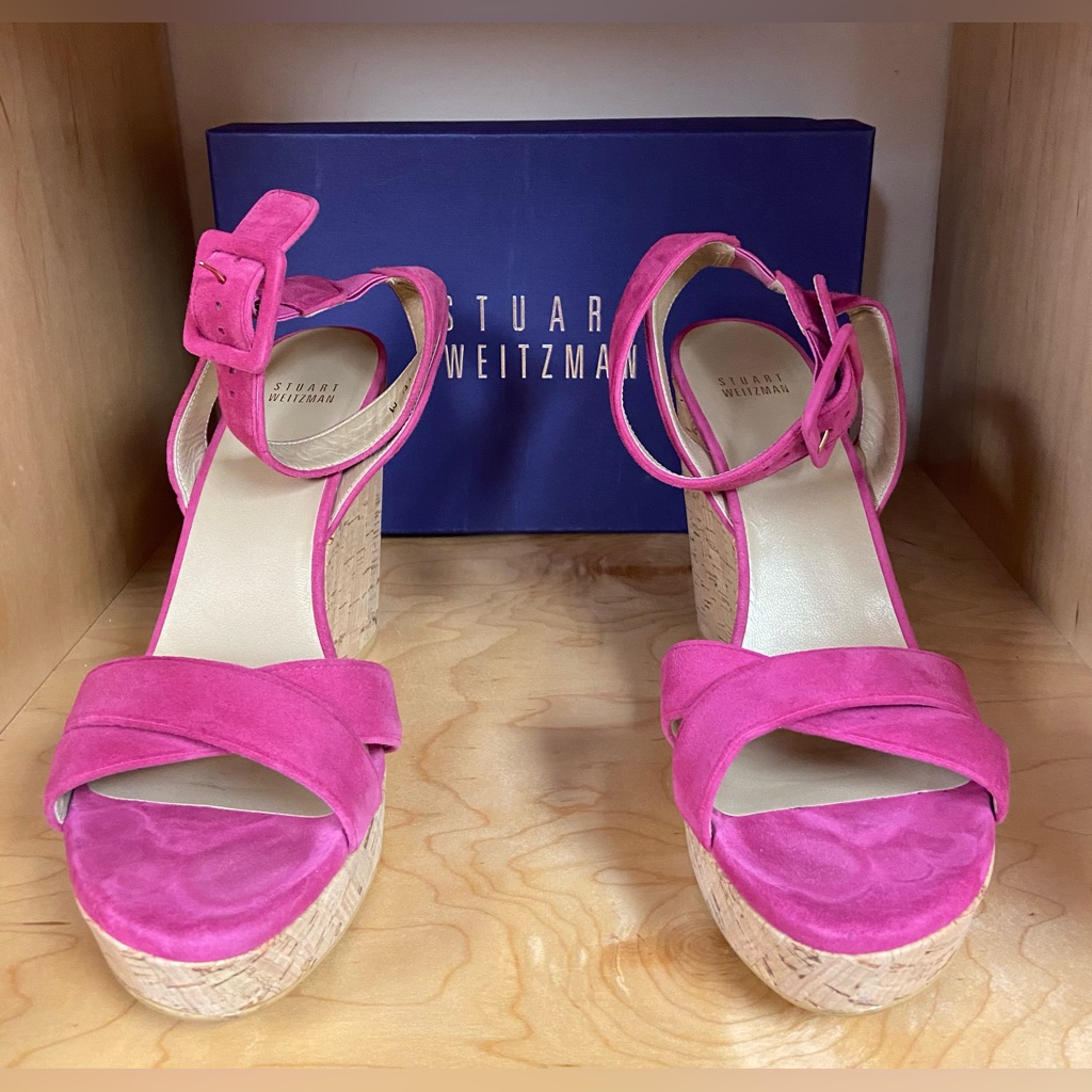 Stuart Weitzman Women Platform Shoes Size 10